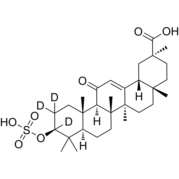 18β-Glycyrrhetyl-3-O-sulfate-d3 (Glycyrrhetic acid 3-O-hydrogen sulfate-d3)